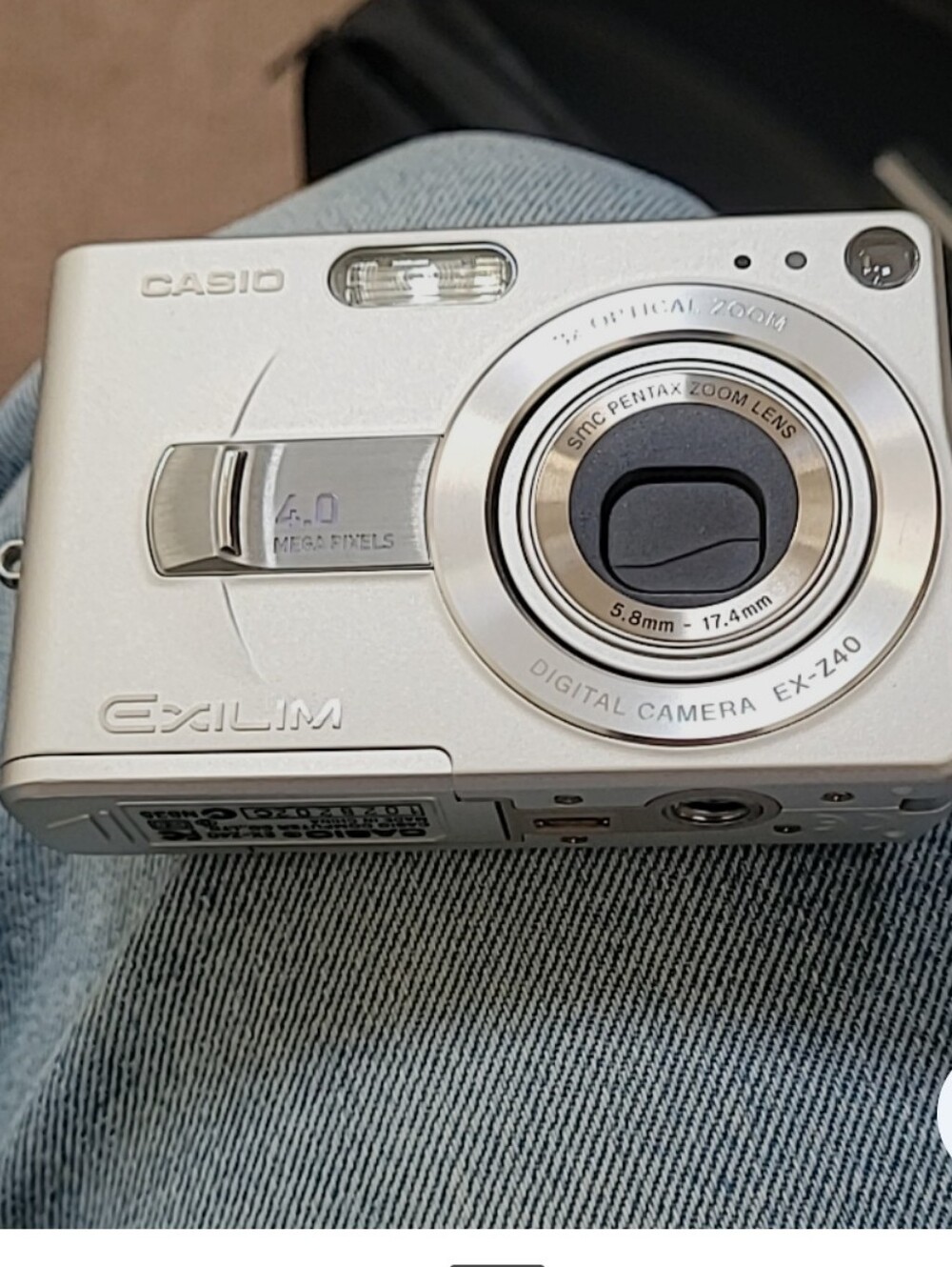 Casio Exilim Silver Compact Digital Camera